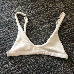 White bikini top